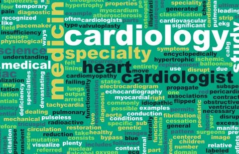 Cardiology Illustrazione stock