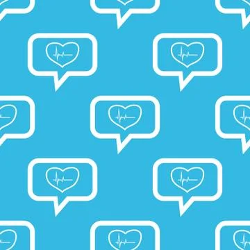 Cardiology message pattern Stock Illustration