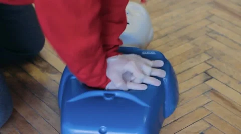 Cardiopulmonary resuscitation training. Stock Footage 52171663