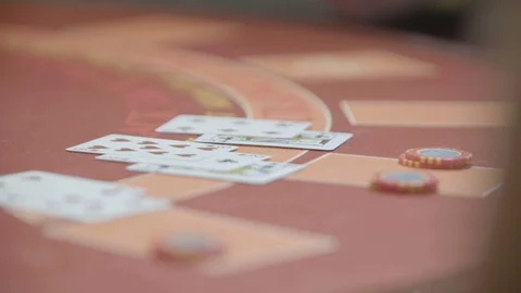 Cards and Chips 스톡 동영상 92333313