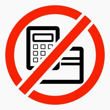 Cards are not accepted Stock Illustration