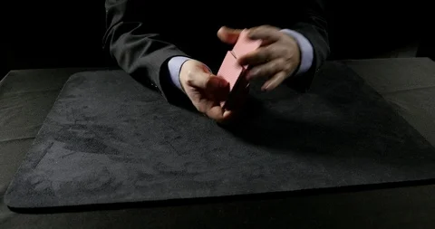 Cards being shuffled Video stock 100786141