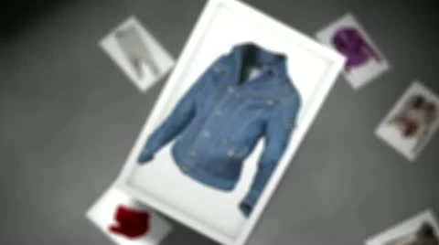 Cards with clothes Video stock 10826937