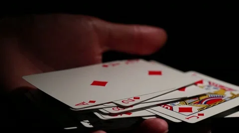 Cards driblle1 Stock Footage 10839356