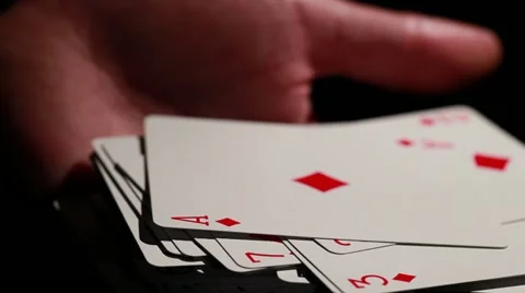 Cards driblle2 Stock Footage 10839361