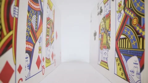 Cards for gambling. For example blackjack or poker Vídeos de archivo 146352691