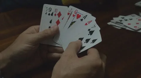 Cards game Video stock 8686256