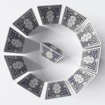 The cards Stock Illustration