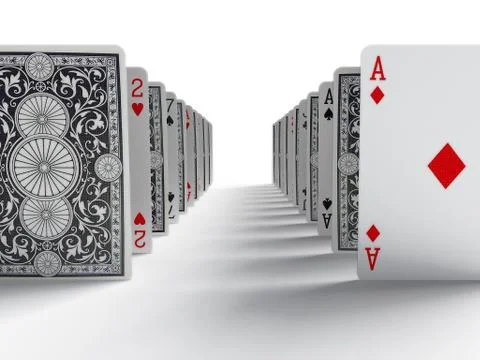 The cards Stock Illustration