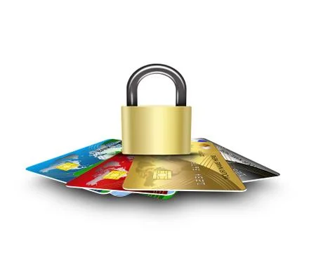 Cards security Stock Illustration