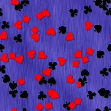 Cards shapes with seamless generated texture background Stock Illustration