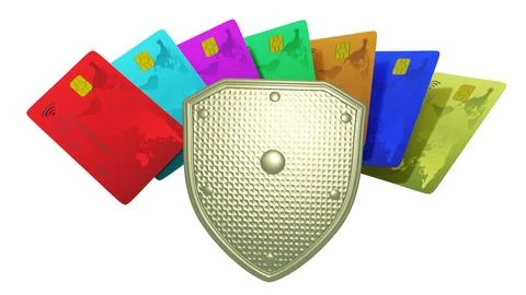 Cards Shield Stock Illustration