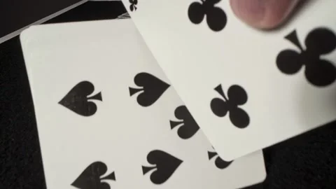 Cards-Shuffling Stock Footage 313822116