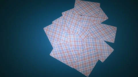 Cards Stop Motion Background Stock Footage 120456721