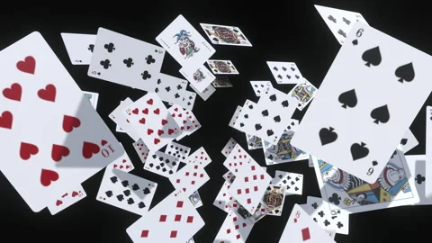 Cards Tunnel Background Stock Footage 316062778