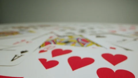 Cards on White 09 Stock-Footage 128213045