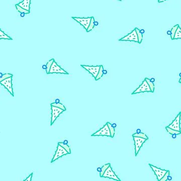 Care aloe vera vector seamless pattern Stock Illustration