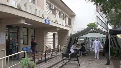 Care for corona virus Stock Footage 158343669