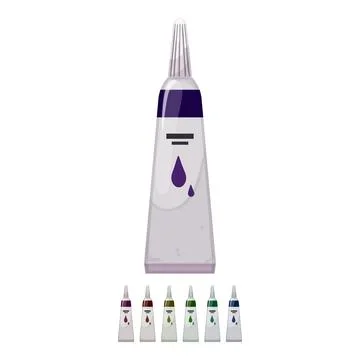 Care eye drop cartoon vector graphic Stock Illustration