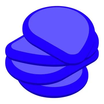 Care eye patch icon isometric vector. Skin facial Illustrazione stock