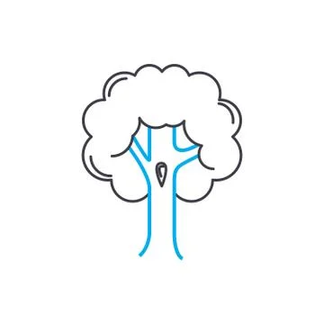 Care of the garden linear icon concept. Care of the garden line vector sign Stock Illustration