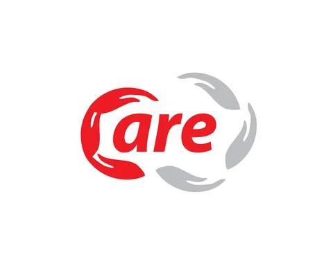 Care hands logo Stock Illustration