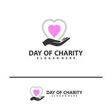 Care love logo vector template. Creative Care Love logo design concepts. Pe.. Stock Illustration