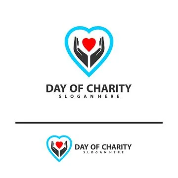 Care love logo vector template. Creative Care Love logo design concepts. Pe.. Ilustração Stock