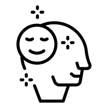 Care mind icon outline vector. Resoibsible company Stock Illustration