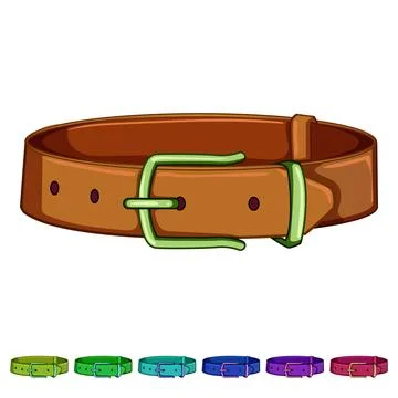 Care pet collar cartoon vector graphic Stock Illustration