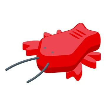 Care pet icon isometric vector. Cat toy Stock Illustration