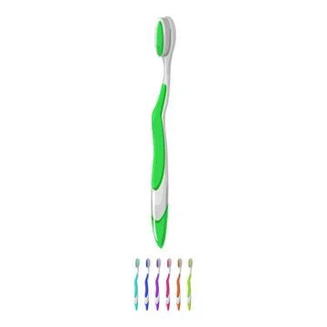 Care tooth brush cartoon vector graphic Stock Illustration