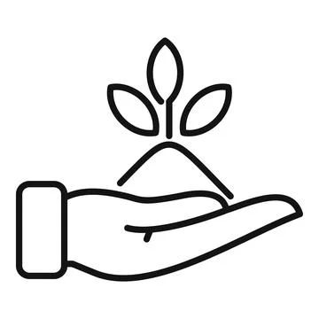 Care values icon outline vector. Core value Stock Illustration