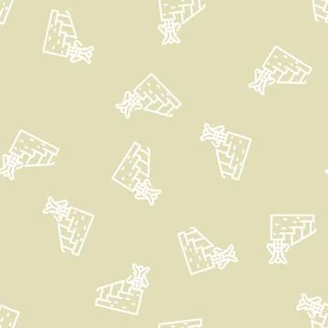 Career advancement line vector seamless pattern line Ilustración de archivo