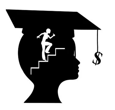 Career after Graduation Stock Illustration