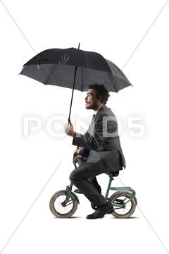 Career and ambition of a businessman Stock Photos