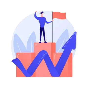 Career climb vector concept metaphor Stock Illustration