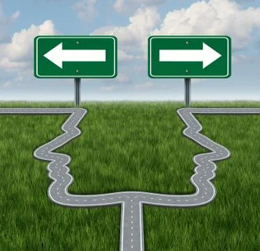 Career decisions Stock Illustration