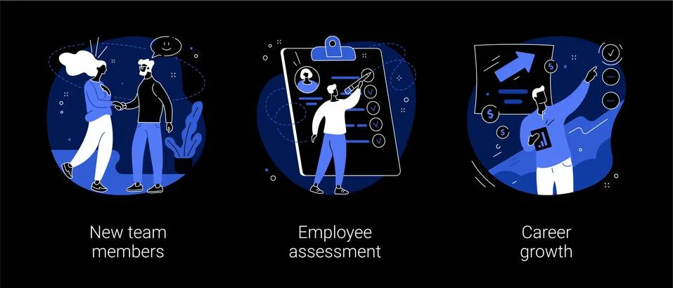 Career development abstract concept vector illustrations. Stock Illustration
