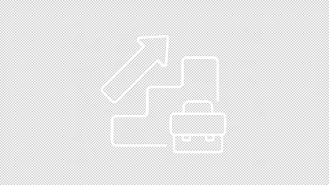 Career development animation set Stock Footage 333747269