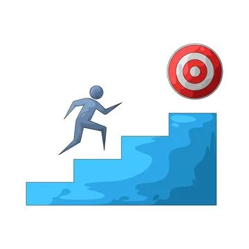 Career development illustration Stock Illustration