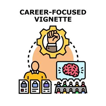 Career development program inspiring professional growth concept 스톡 일러스트