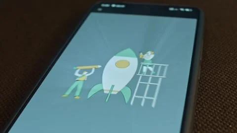 Career development symbol, graphic presentation Stock Footage 309460956