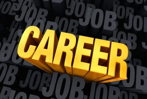 A career emerges Stock Illustration