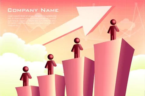 Career growth Stock Illustration