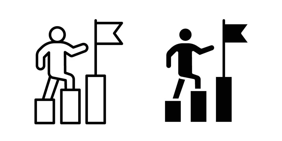 Career icon design. Simple Vector illustrations.. Illustrazione stock