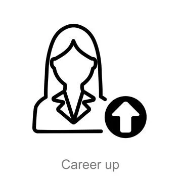 Career up Stock Illustration