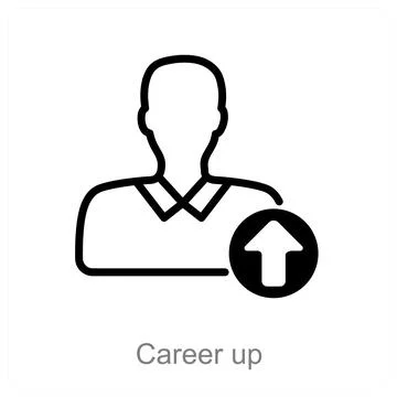 Career up Stock Illustration