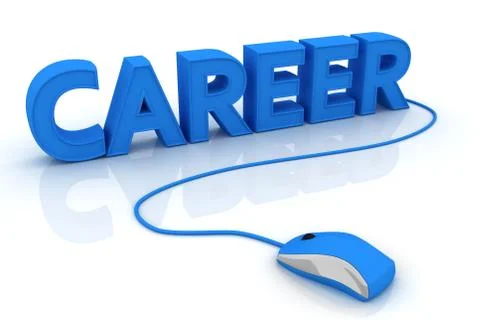 Career in the internet: a conceptual image Stock Illustration