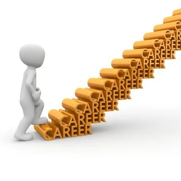 The career ladder Stock Illustration